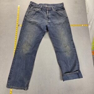 Edwin Jeans Mens Blue Selvedge Nashville Relaxed Straight Made Japan Fits 32x28